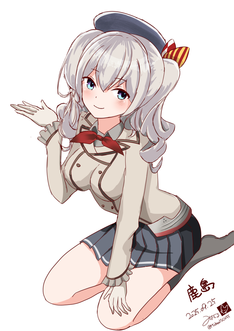 鹿島さん描いてみました('ω')ノ
#艦これ版深夜の真剣お絵描き60分一本勝負 
#艦これ版真剣お絵描き60分一本勝負_20250925
#鹿島進水日