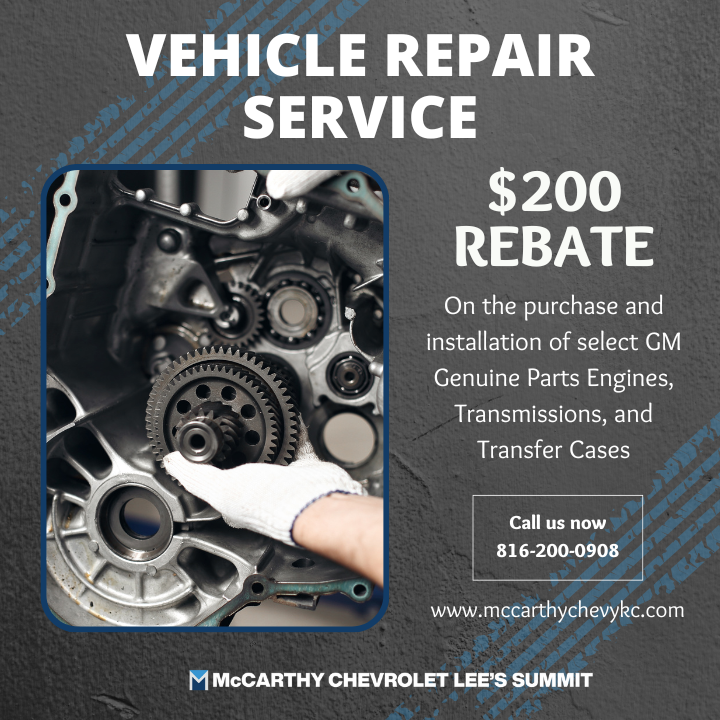 McCarthyLSChevy's tweet photo. 💸 Get $200 rebate on select GM Genuine engines, transmissions & transfer cases at Chevy Lee’s Summit! 🚗🛠️ Limited time. Terms apply. ⏳
Click here to schedule: https://t.co/6bR5221EOD
#ChevyLeesSummit #GMParts #ServiceSpecial #RebateDeal #GenuineGM #DriveChevy https://t.co/FJbrX2KUJo