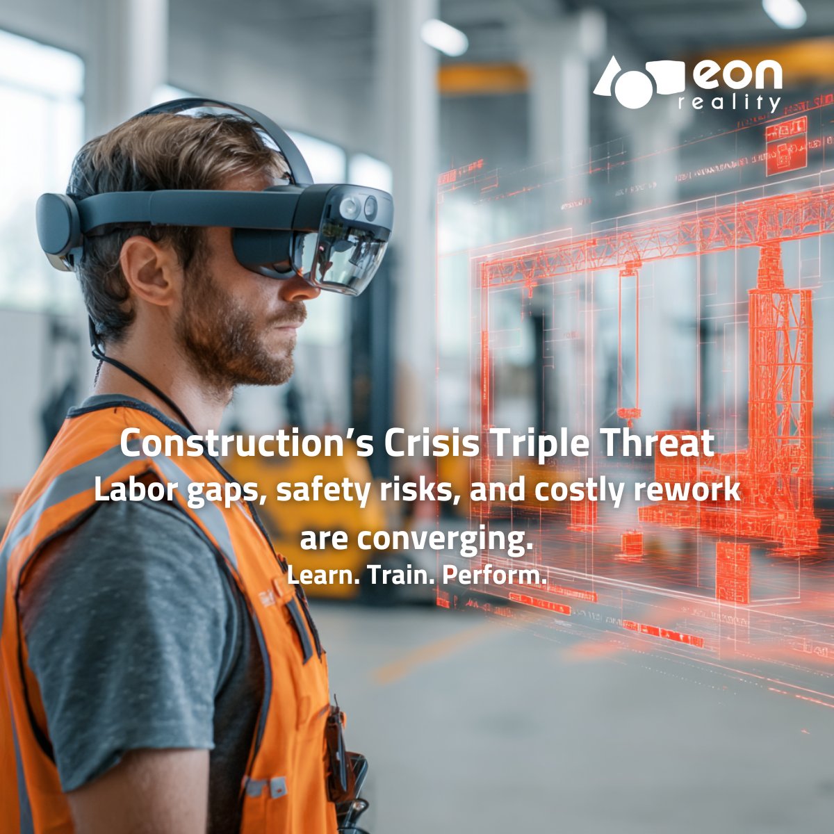 EONRealityInc's tweet image. Construction is facing a triple crisis: labor shortages + safety hazards + skyrocketing rework. EON’s new Digital Jobsite Platform uses XR + AI to fix all three — training, quality, and field execution.
See how → eonreality.com
#SpatialAI #ConstructionTech #XRinIndustry