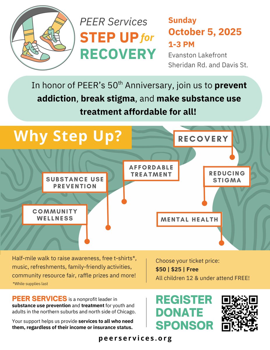 TASC_CHJ's tweet image. 🌟 TASC is proud to sponsor @PEERServicesInc’s Step Up for Recovery walk on Oct 5!
💜 Join us to prevent substance use disorder, break stigma & make treatment affordable.
Register/donate: secure.qgiv.com/event/stepup20…
#StepUp4Recovery #RecoveryIsPossible #NationalRecoveryMonth