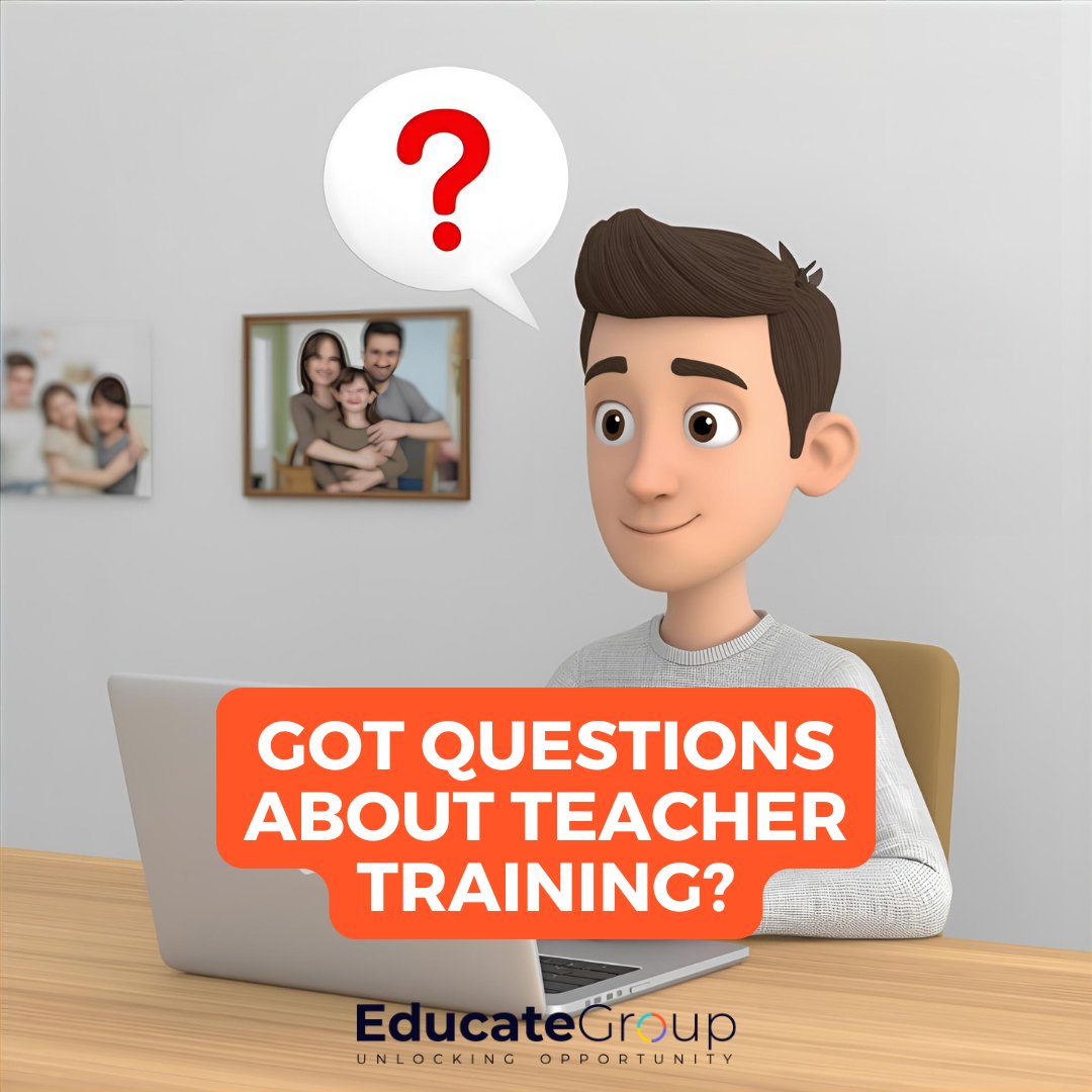 EducateGroup2's tweet image. 💬 Don’t worry, we’ve got all the answers. 

📩 Drop us a DM with your burning questions, or click the link to get started! 👇

 ow.ly/JnaG50WQtlt

#teachingtraining #traintoteach #getintoteaching #teach #educationjobs #schooljobs #educate