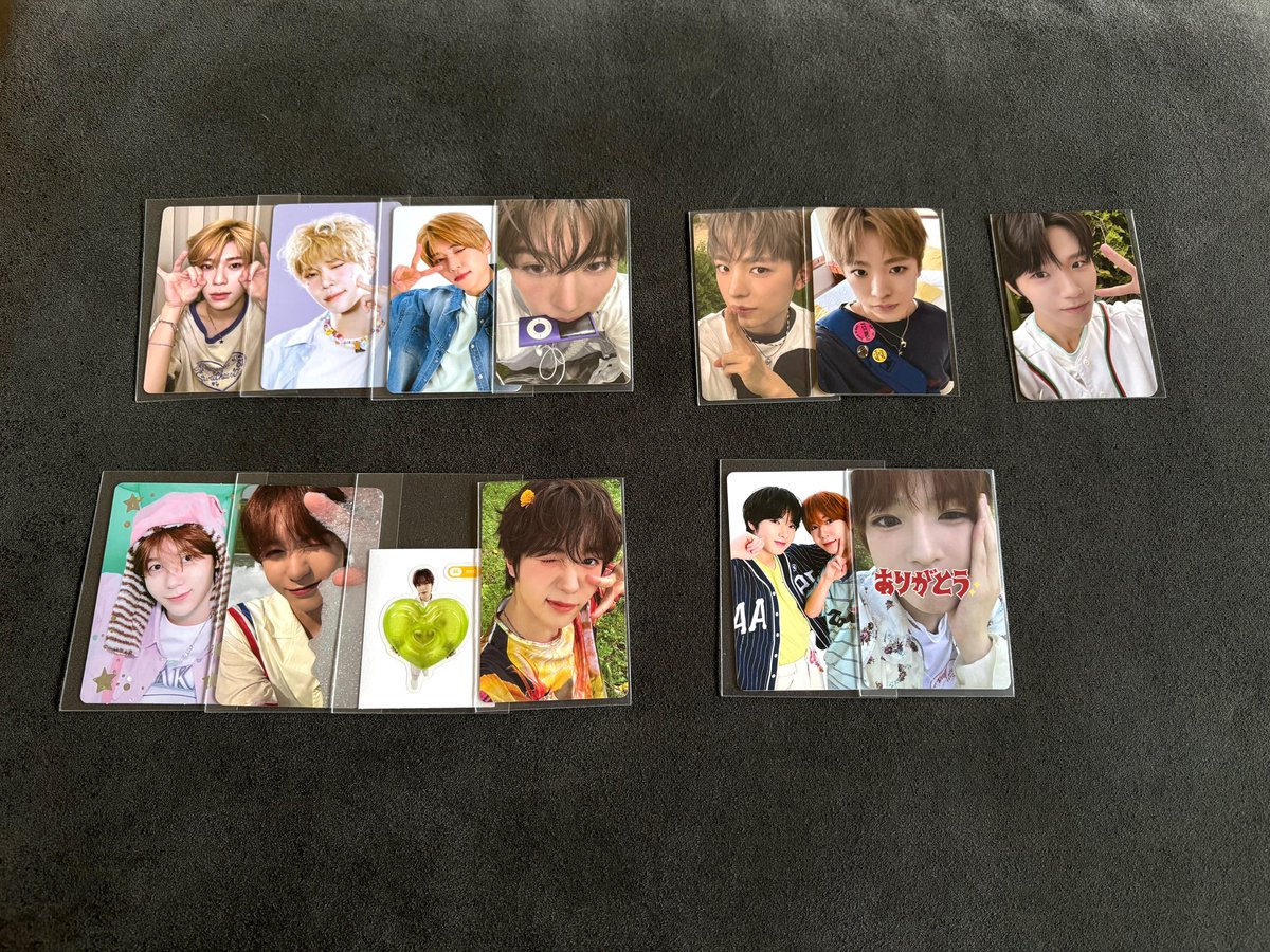 pjs__nct's tweet photo. NCTWISH  ウィシ COLOR トレカ 交換

譲：シオン、ユウシ、ジェヒ、リョウ、サクヤ

求：リク 特典、過去トレカ (Color封入×)
過去トレカ未所持多いためなんでも検討します💖

異種交換・n：1交換可能です✨
郵送での交換希望です📬
お気軽にお声掛けください☘️ https://t.co/wxF2eP5CgY