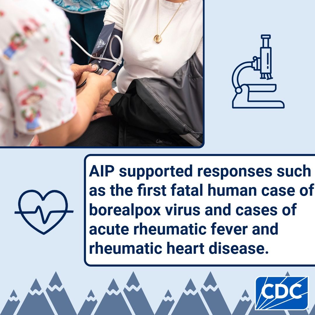 CDC_NCEZID's tweet image. CDC’s Arctic Investigations Program (AIP) can quickly track pathogens while working in the field. 🧫
Equipped with knowledgeable public health responders, AIP is committed to improving the health outcomes of all Americans in the Arctic.