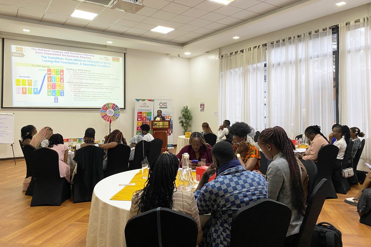 Happening now:

The #SDGsFlagDay celebration, marking ten years since the adoption of the Sustainable Development Goals (SDGs) under the theme: "Youth Powering the #RaceTo2030: Local Action for the Global Goals."

#DecadeOfActionOnSDGs #Champions4SDGs