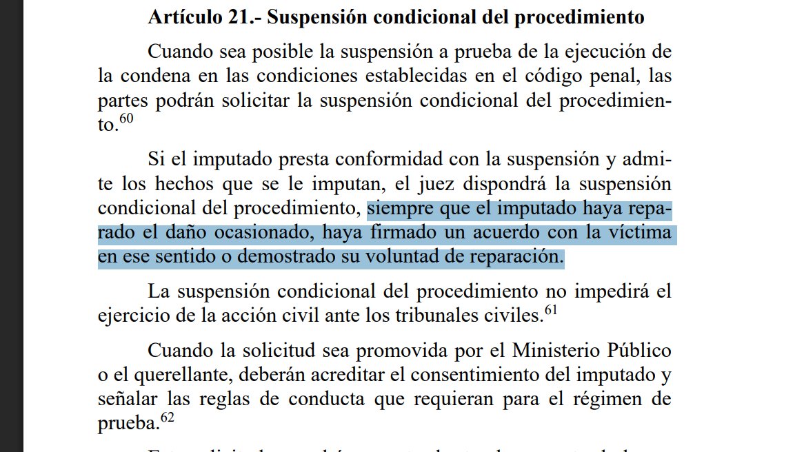Suspensión condicional del procedimiento para algunos ujieres/as, entre ellos un presidente de seccional colorada. A ver...
¿Será que las víctimas consintieron, será que devolvieron el dinero robado a ellas? ¿Basta reconocer el hecho y tirar el fardo a otros mientras se cuida el