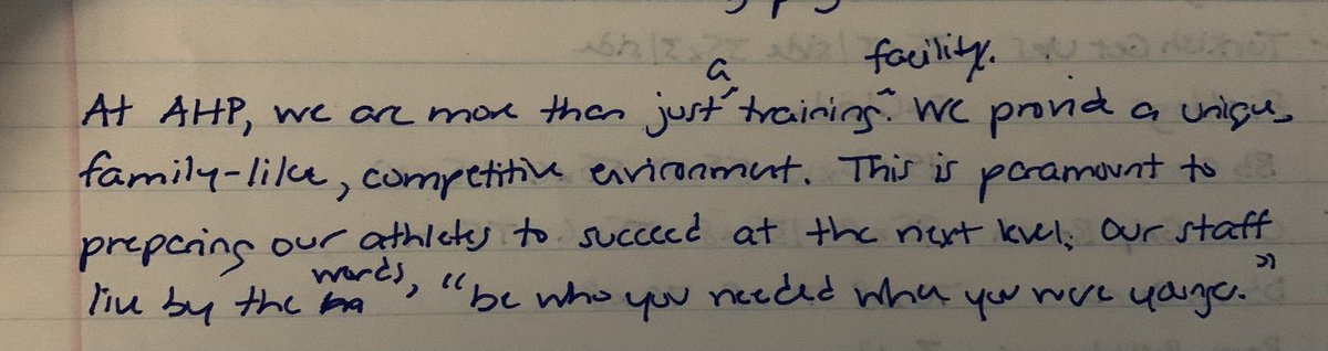 I wrote this on September 5, 2017 - almost two months before AHP even opened. 

“Say to yourself what you would be, and then do what you have to do.” - Epictetus