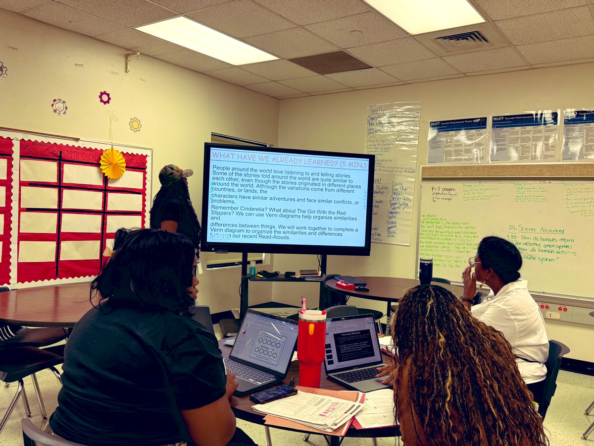 Lashan1908's tweet image. 🚀 Collaboration in action!
Our K–2 PLC at Twain TAG dug into student work samples 📚 and sharpened practice through lesson rehearsals 🎭. Every adjustment made today is horsepower added toward an A+ year! 🐎🔧

#MustangMechanics #ProjectA #PLC #TeacherLeaders #Region4SayNoMore