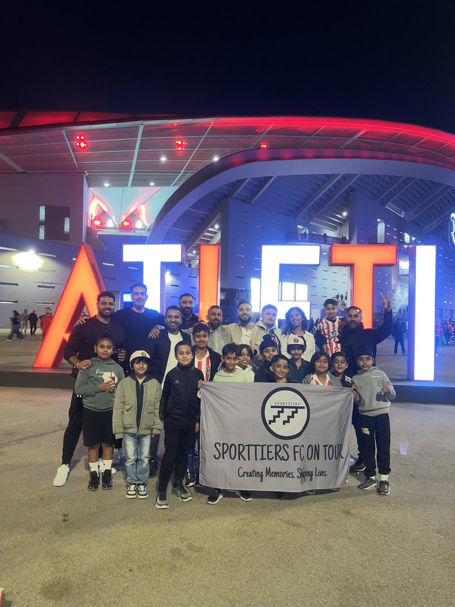 WHAT AN EXPERIENCE! 🔥🇪🇸

The Sporttiers family are coming home after a very successful tour to #Madrid. We finished in style yesterday, with our members visiting both iconic football stadiums in the Spanish capital.

A very special three days for our community. 🤍🔥⚽️