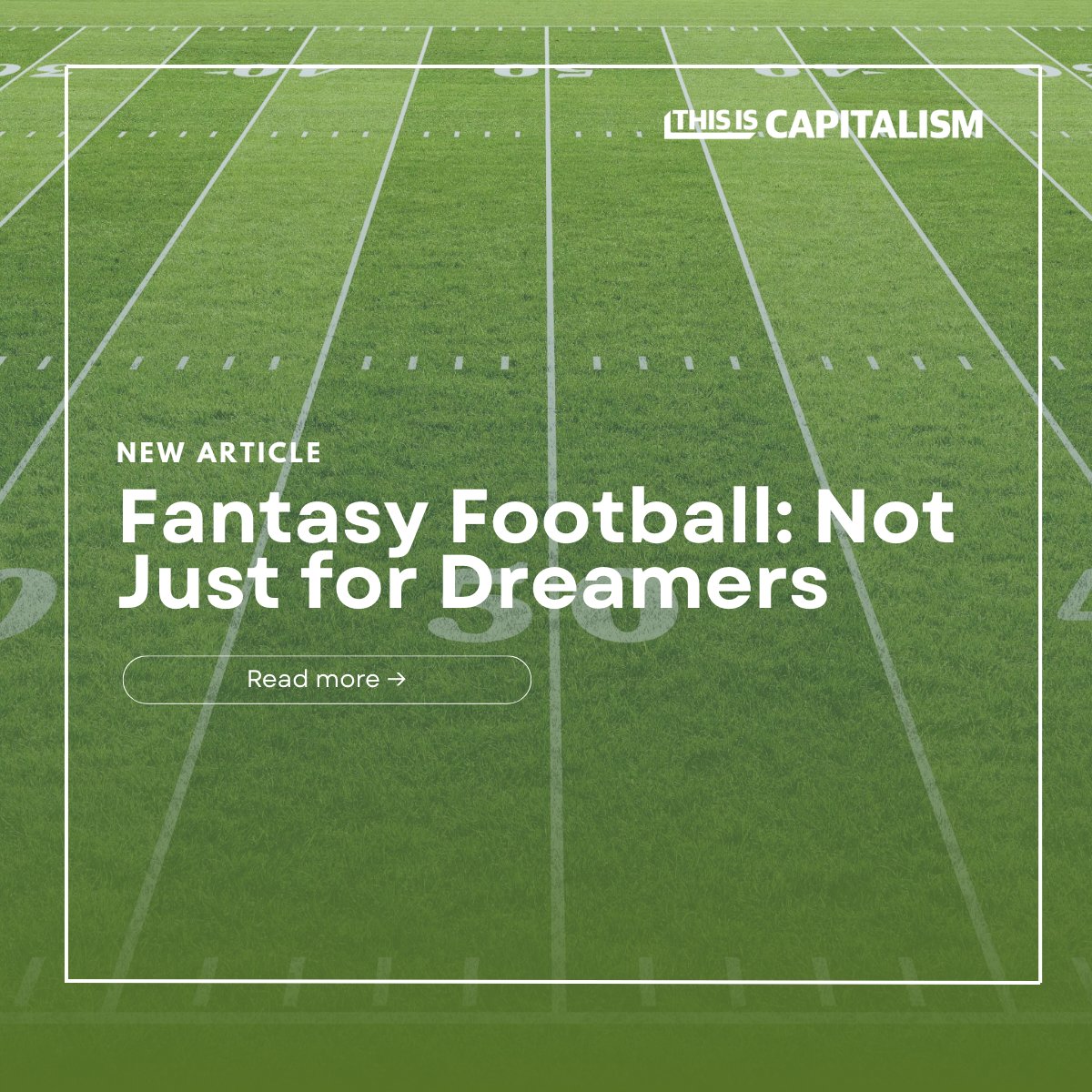 Fantasy football isn’t just a weekend hobby, it’s a multibillion-dollar industry reshaping how fans engage with the game.

Read the full article: Fantasy Football: Not Just for Dreamers
thisiscapitalism.org/blog/fantasy-f…