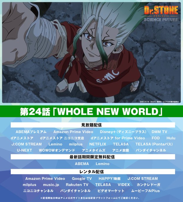 Dr.STONE SCIENCE FUTURE(第2クール) 第24話