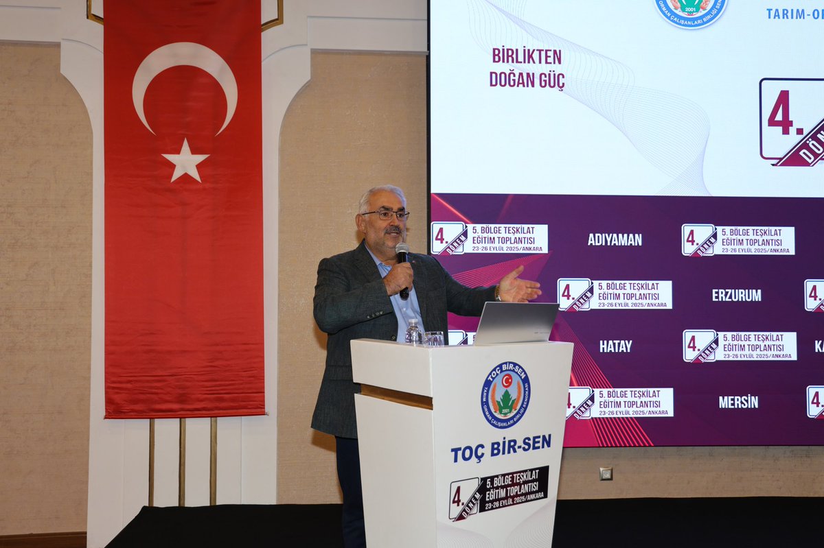 📌 Toç Bir-Sen 4. Dönem 5. Bölge Teşkilat Eğitim Toplantımız eğitim seminerleriyle devam ediyor.

🔳 Memur-Sen Eski Genel Başkan Yardımcısı Halit Ortaköy; “Memur-Sen’in Tarihi” 

🔳Sakarya Üniversitesi Öğretim Görevlisi Doç. Dr. Mustafa Bostancı; “Etkili İletişim ve İtibar