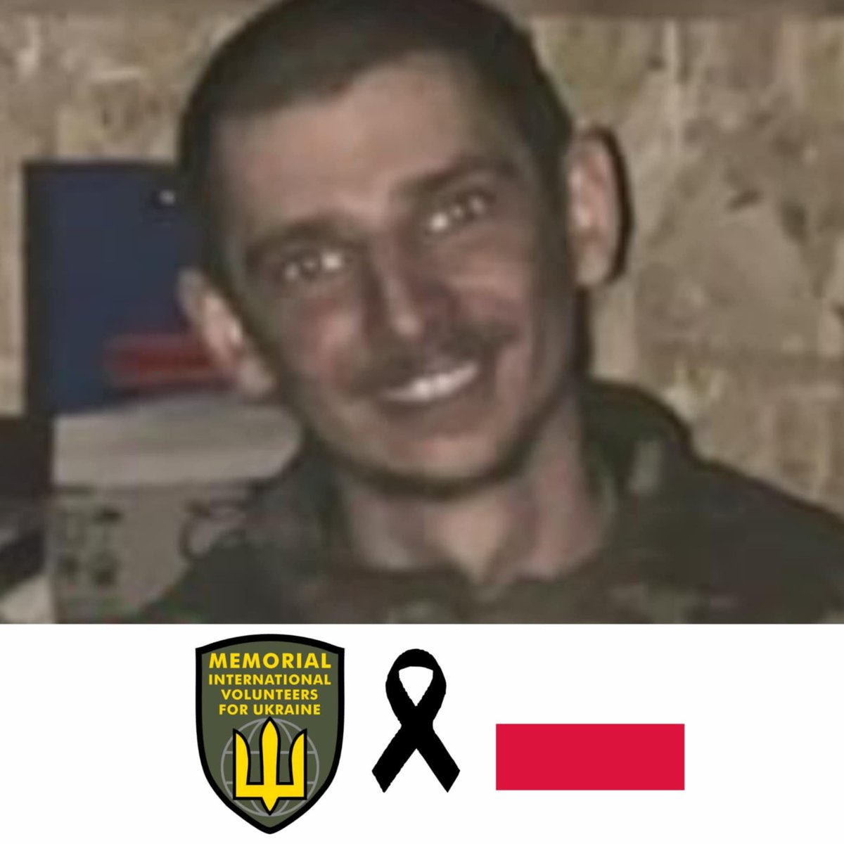 🇺🇦😭

Our Beloved Polish Brother Kamil Jan Gač, who had been serving in Ukraine as a Volunteer succumbed on the Battlefield.

Honor, Glory and Gratitude To Our Brother.