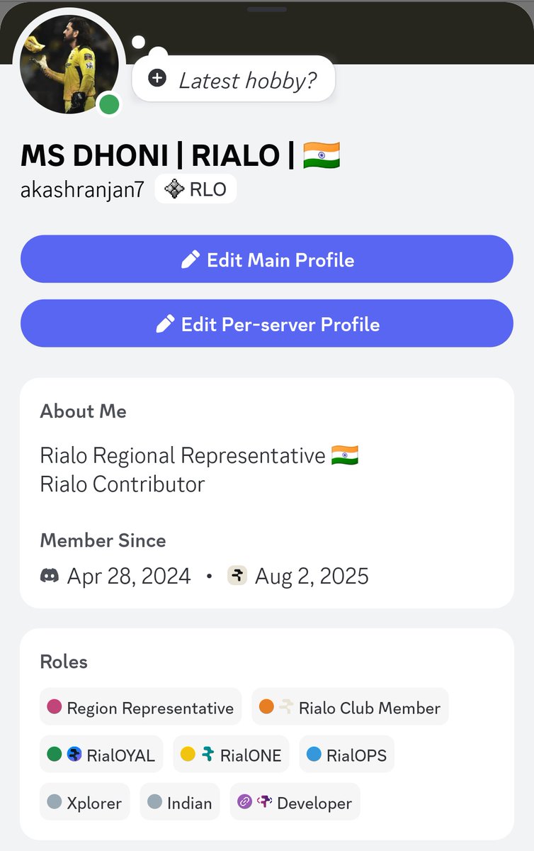 AkashGnoma's tweet image. Excited to share that I’ve been selected as Rialo’s Regional Representative 🇮🇳 @RialoHQ
All thanks to Orca sir and the team for for trusting me and believing in me for this post. 
Rethink 
Rebuild 
Rialo