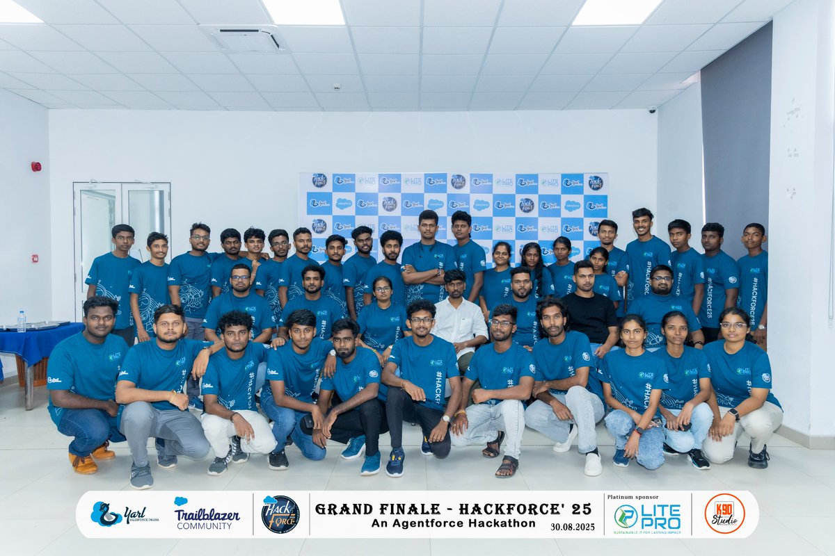 The Hackforce’ 25 Grand Finale was nothing short of inspiring! From groundbreaking Agentforce-powered solutions to passionate teamwork. Our finalists lit up the stage with innovation and creativity.

A heartfelt thank you to our participants, mentors, judges, and supporters who
