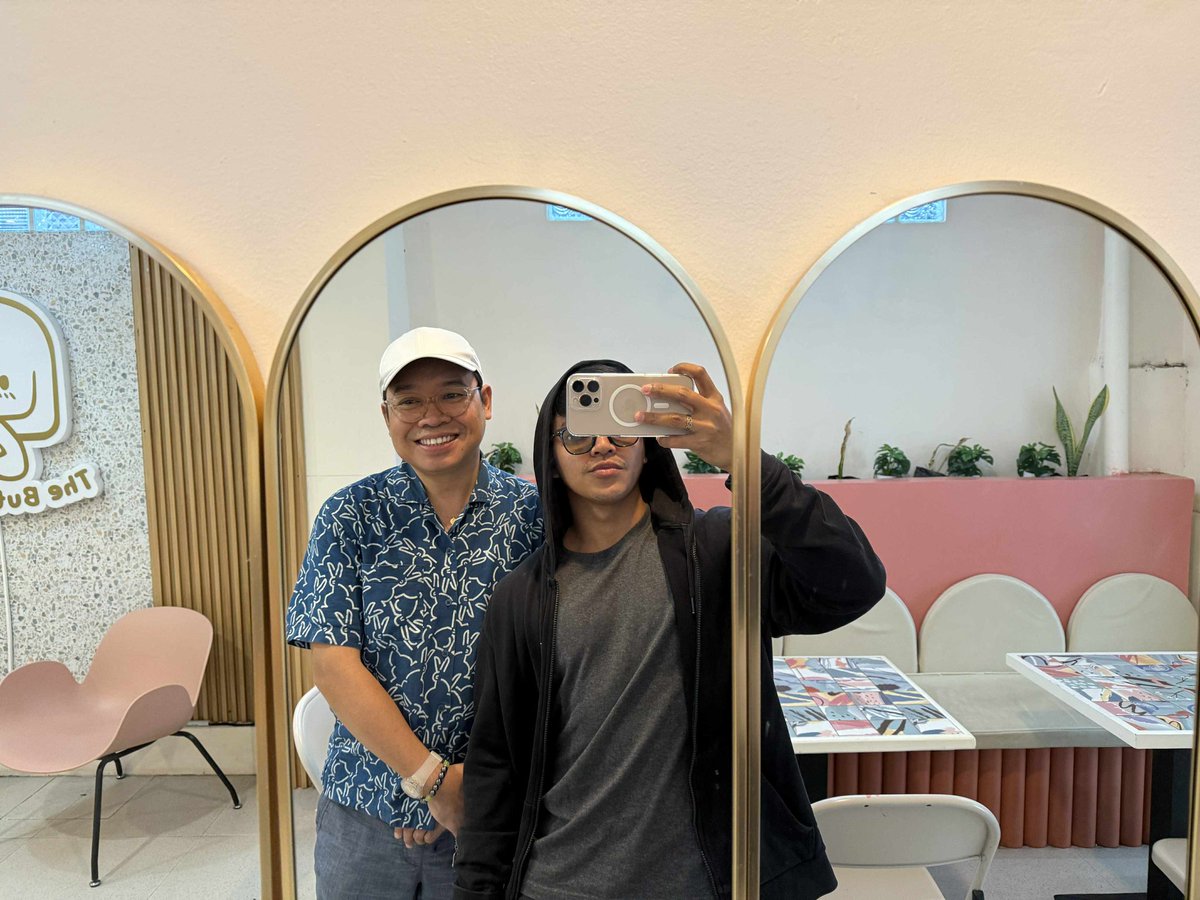 With my 2 fave boys and pancit canton kahit wala pang bagyo 🤣🤣