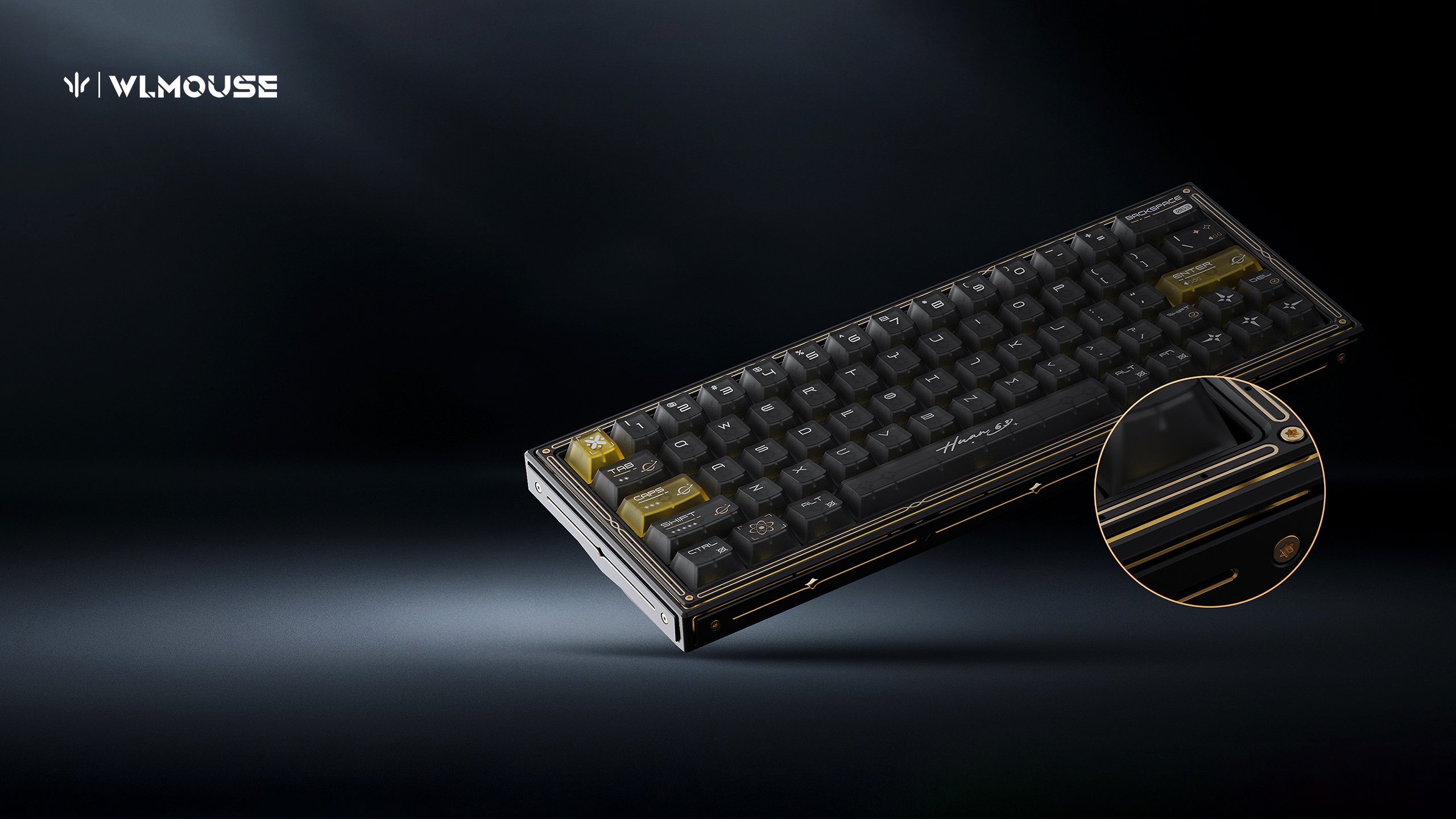 WLMOUSE 影75-ying75 Shadow Switch WLMOUSE 影75-ying75 Shadow Switch YING75 Forged Carbon Fiber