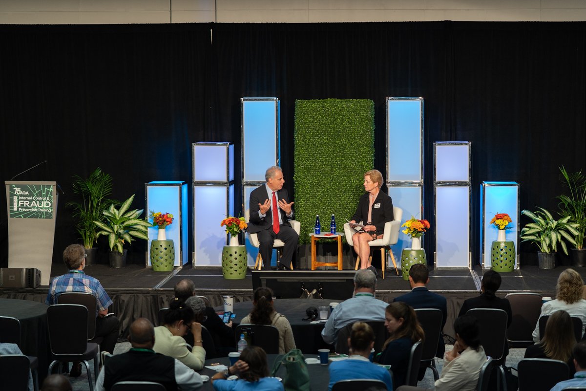 AGACGFM's tweet photo. Day 2 of #Fraud25 opened with the Honorable Michael Horowitz, Inspector General for the Federal Reserve Board and the Consumer Financial Protection Bureau. He shared insights on the current state of PRAC, and offered an inside look at oversight, accountability and leadership. https://t.co/wn70RWKkYy