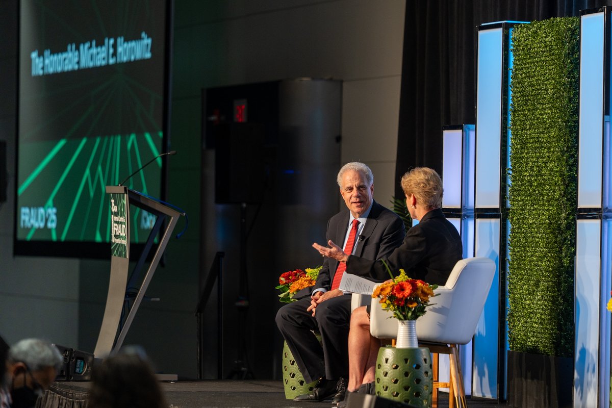 Day 2 of #Fraud25 opened with the Honorable Michael Horowitz, Inspector General for the Federal Reserve Board and the Consumer Financial Protection Bureau. He shared insights on the current state of PRAC, and offered an inside look at oversight, accountability and leadership.