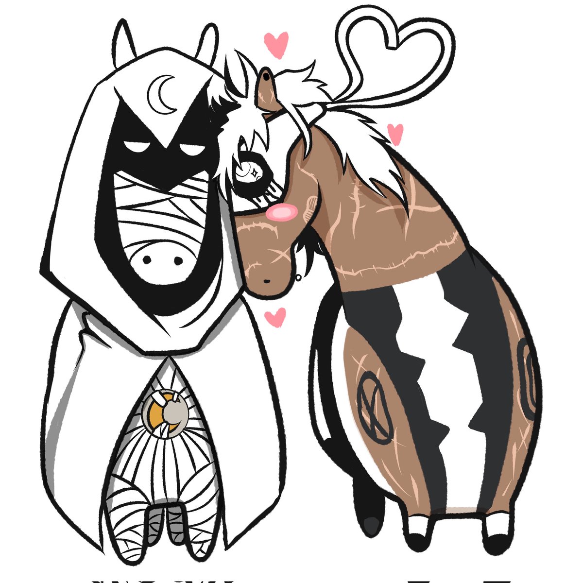 p1zzashiit's tweet photo. Did one of Loupool and Moon Knight (*＞∇＜*)

#poolsona #deadpoolsona #moonknight #ocxcanon #yumeship https://t.co/CtDvDBE7Ew