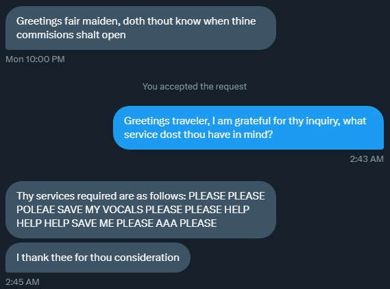 the only correct way to ask about mixing commissions