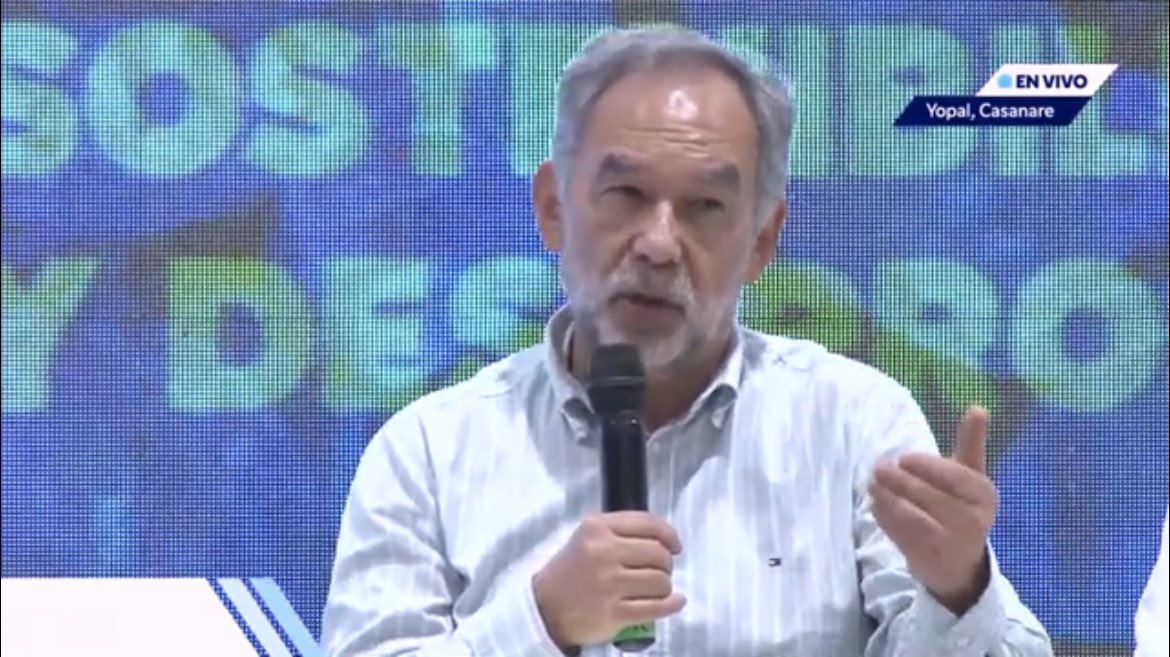 #AEstaHora el viceministro @McabreraLeal participa en el foro “Potencial Orinoquia: biodiversidad, sostenibilidad y desarrollo” de <a href="/ELTIEMPO/">EL TIEMPO</a>, que reúne a líderes y expertos para proponer soluciones innovadoras que impulsen el desarrollo sostenible en la región.

🔵 Conéctate en