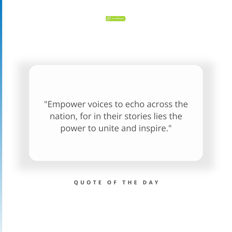 🌟 Together, we’re at a turning point where lifting diverse voices can light up our nation's path! 

By tuning into and sharing the vibrant stories from our communities, we not only cherish what makes us unique but also uncover the beautiful threads that connect us all.