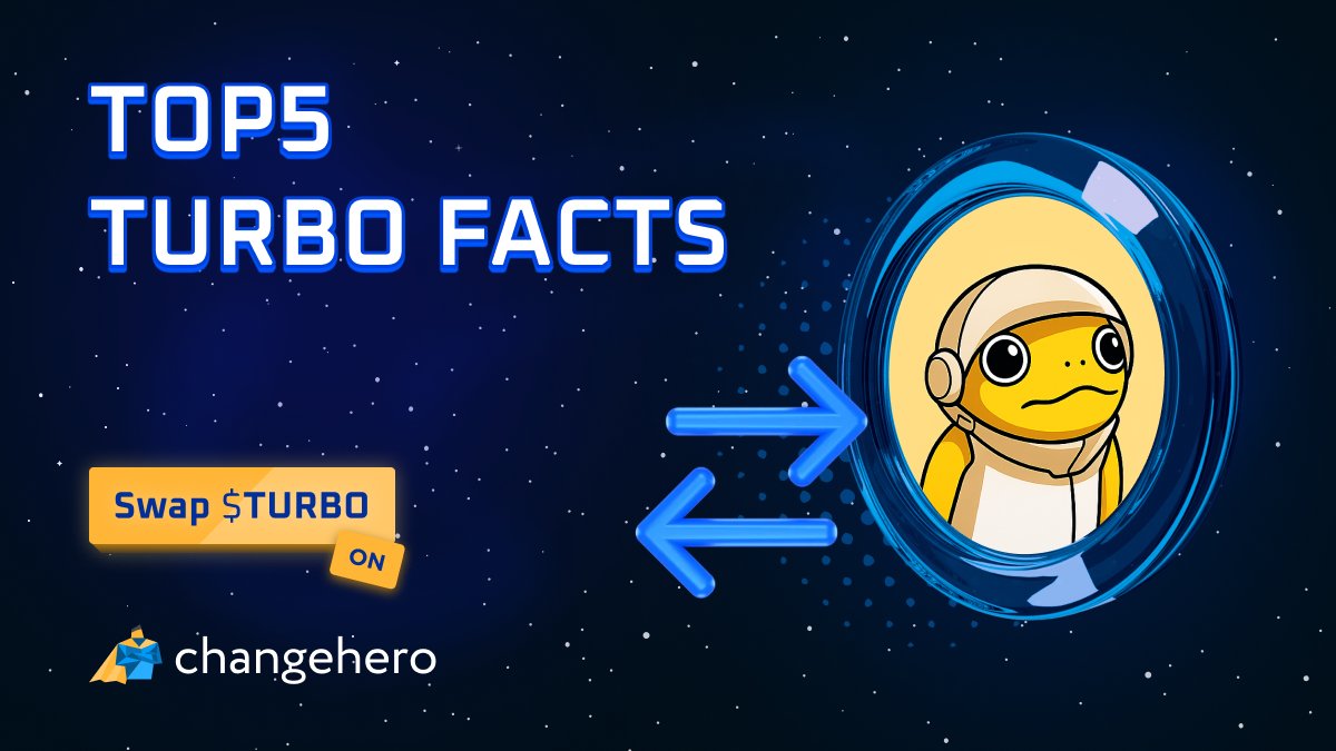 These TOP5 fun facts are about to hit you at $TURBO speeds ⚡

1️⃣ AI origins
TURBO was literally co-created with ChatGPT, which designed the tokenomics, branding &amp; lore.

2️⃣ $69 challenge
The founder gave AI just $69 to “make a coin” and that’s how TURBO was born.

3️⃣ Nice supply