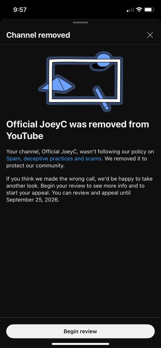 OfficialJoeyC_'s tweet image. #SaveJoeyC @TeamYouTube