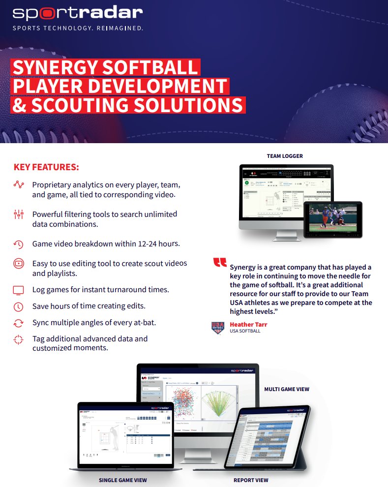 Coaches, thinking about joining Synergy? 

Now is the best time to do so!   

Get familiar with the product over the fall and use it to enhance your program come start of the season.   
Reach out now to find out more!