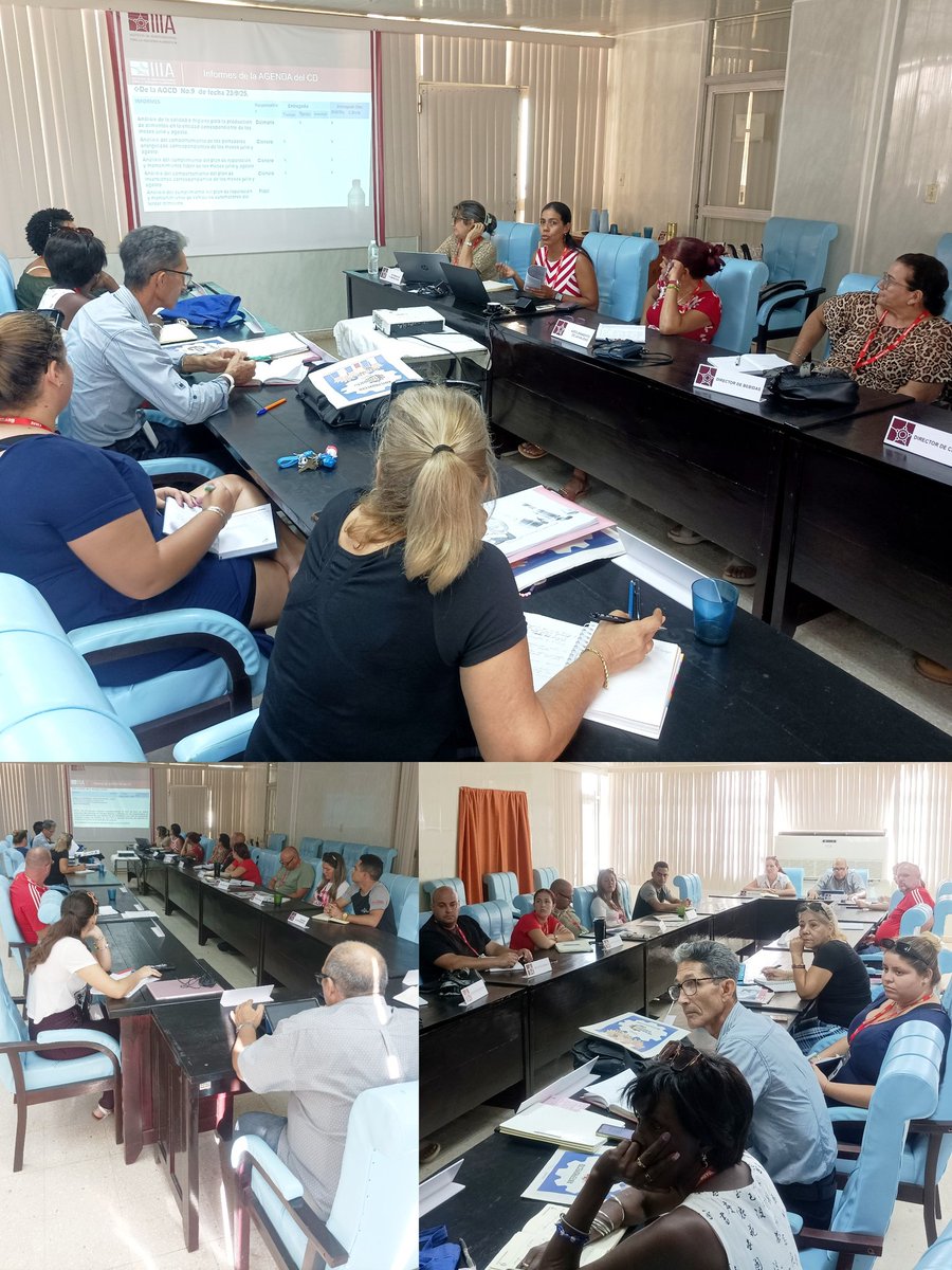 El Consejo de Dirección ha aprobado nuevas estrategias para impulsar la producción de alimentos.
✅ Transferencia ágil de resultados de investigación a la producción. 
✅ Fortalecimiento de alianzas con productores, industrias y distribuidores.
<a href="/AlbertoLopezcu/">Alberto López Díaz</a>
<a href="/minalcuba/">Ministerio de la Industria Alimentaria de Cuba</a>