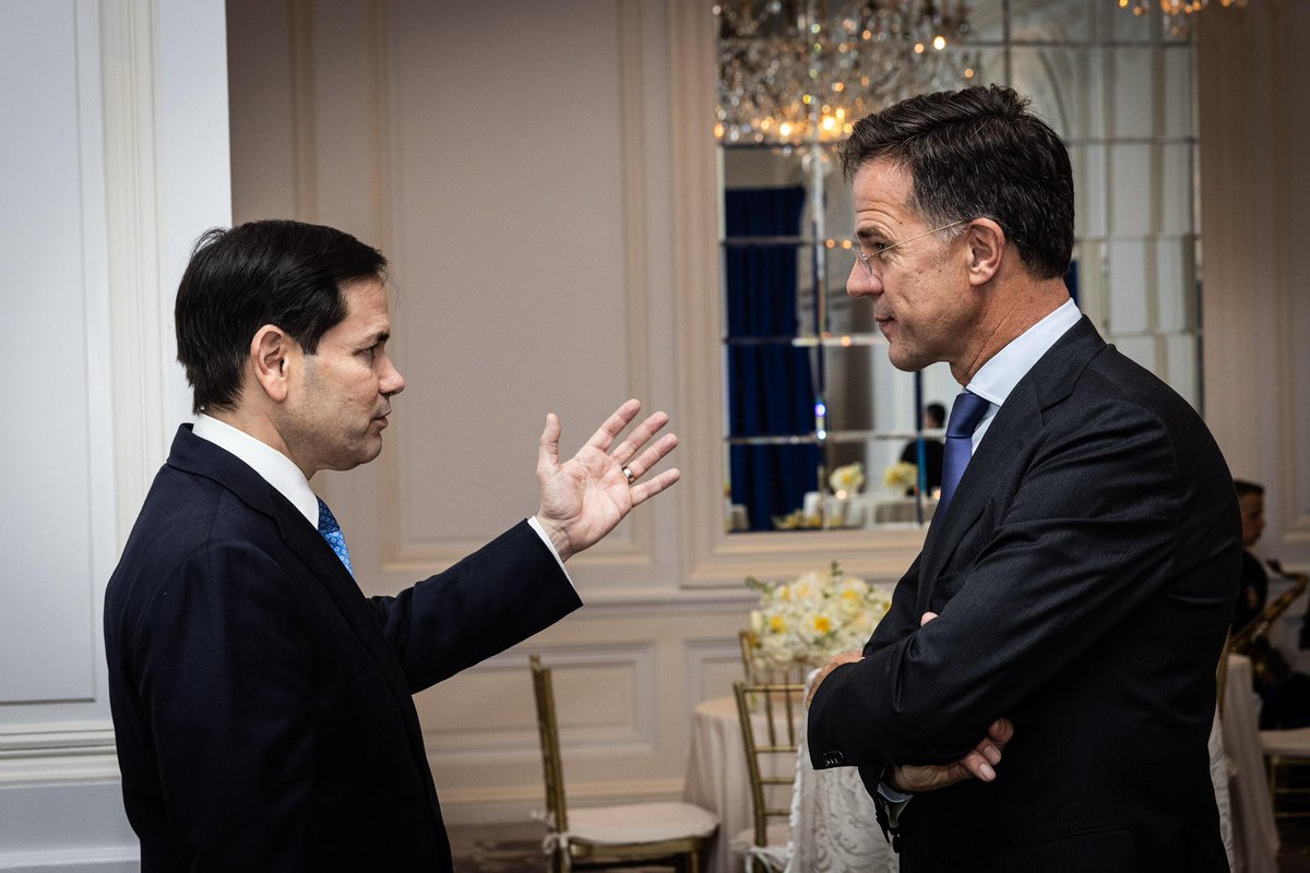 Great to catch up with <a href="/SecRubio/">Secretary Marco Rubio</a> in New York. Whether ensuring the security of our eastern flank, driving investment &amp; innovation in our capabilities, or getting Ukraine the essential support they need to defend their freedom, #NATO and the US 🇺🇸 are working together every day to