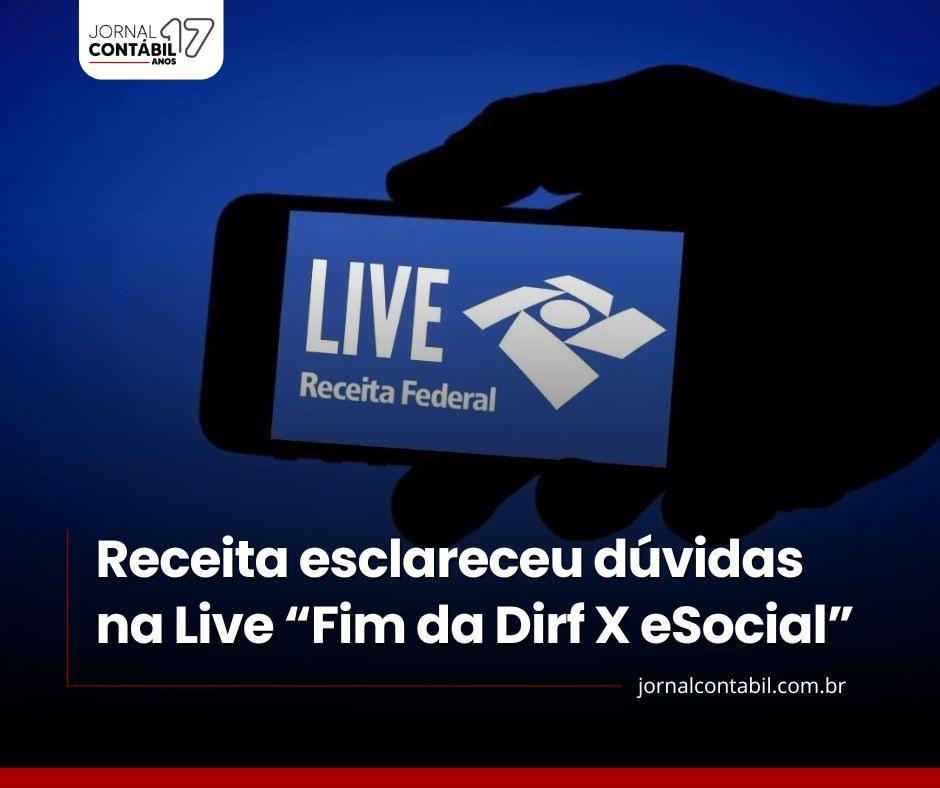 jornalcontabil_'s tweet image. Leia a matéria completa em:
jornalcontabil.com.br/noticia/receit…

#JornalContabil #ReceitaFederal #Dirf #eSocial #Live #Esclarecimentos #Contabilidade #RJ #EspiritoSanto #Transição #Fiscal #ObrigaçõesFiscai