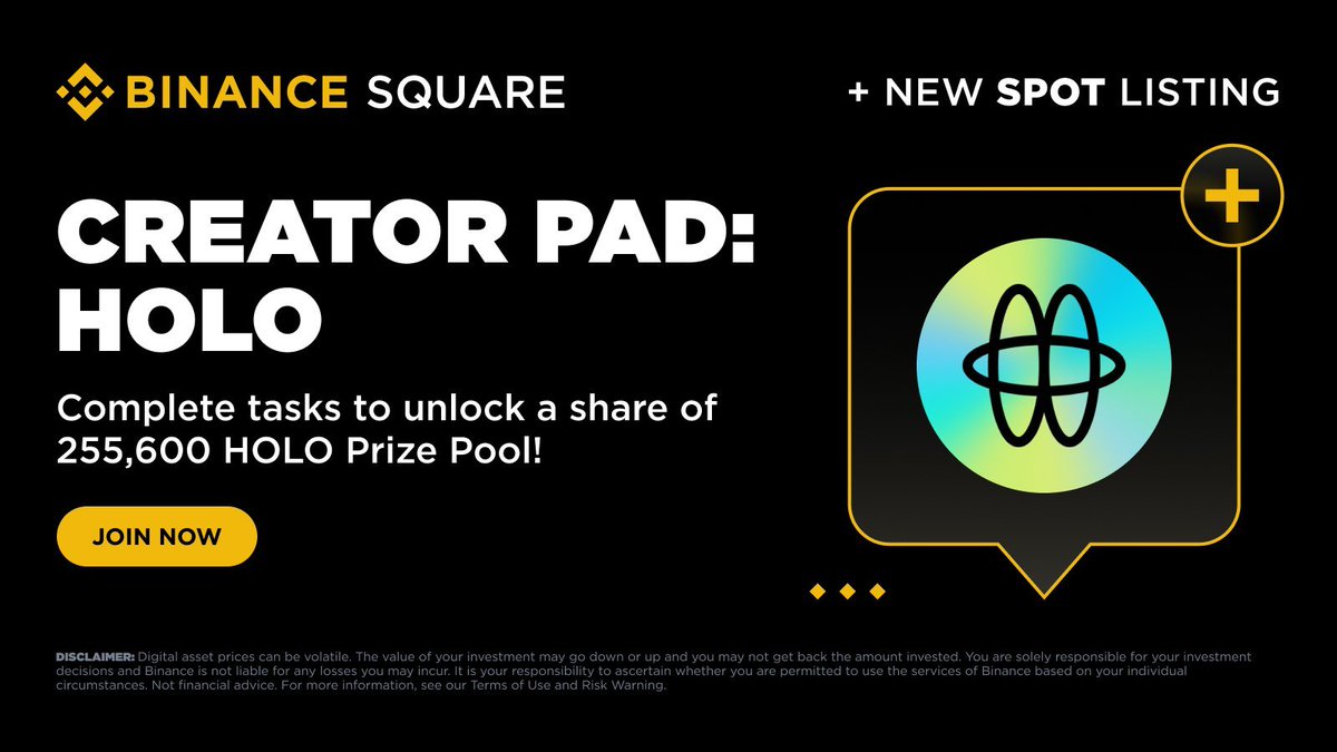 Complete simple tasks to unlock a share of 255,600 @HoloworldAI HOLO token  rewards! 👉 https://t.co/E33TG9V5gP