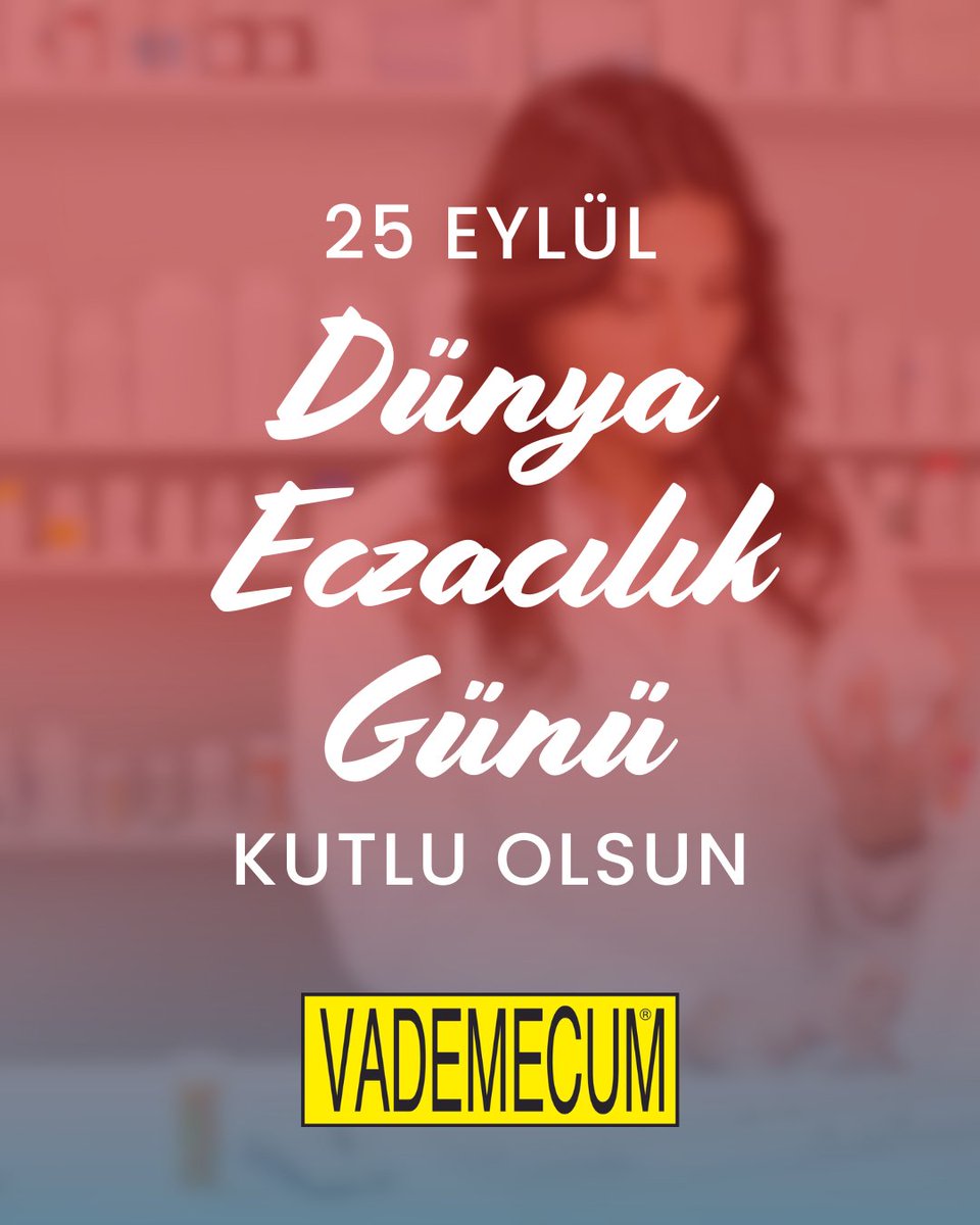 Toplum sağlığının korunması ve iyileştirilmesinde özveriyle görev yapan tüm eczacılarımızın 25 Eylül Dünya Eczacılık Günü kutlu olsun! 🌿📷✨