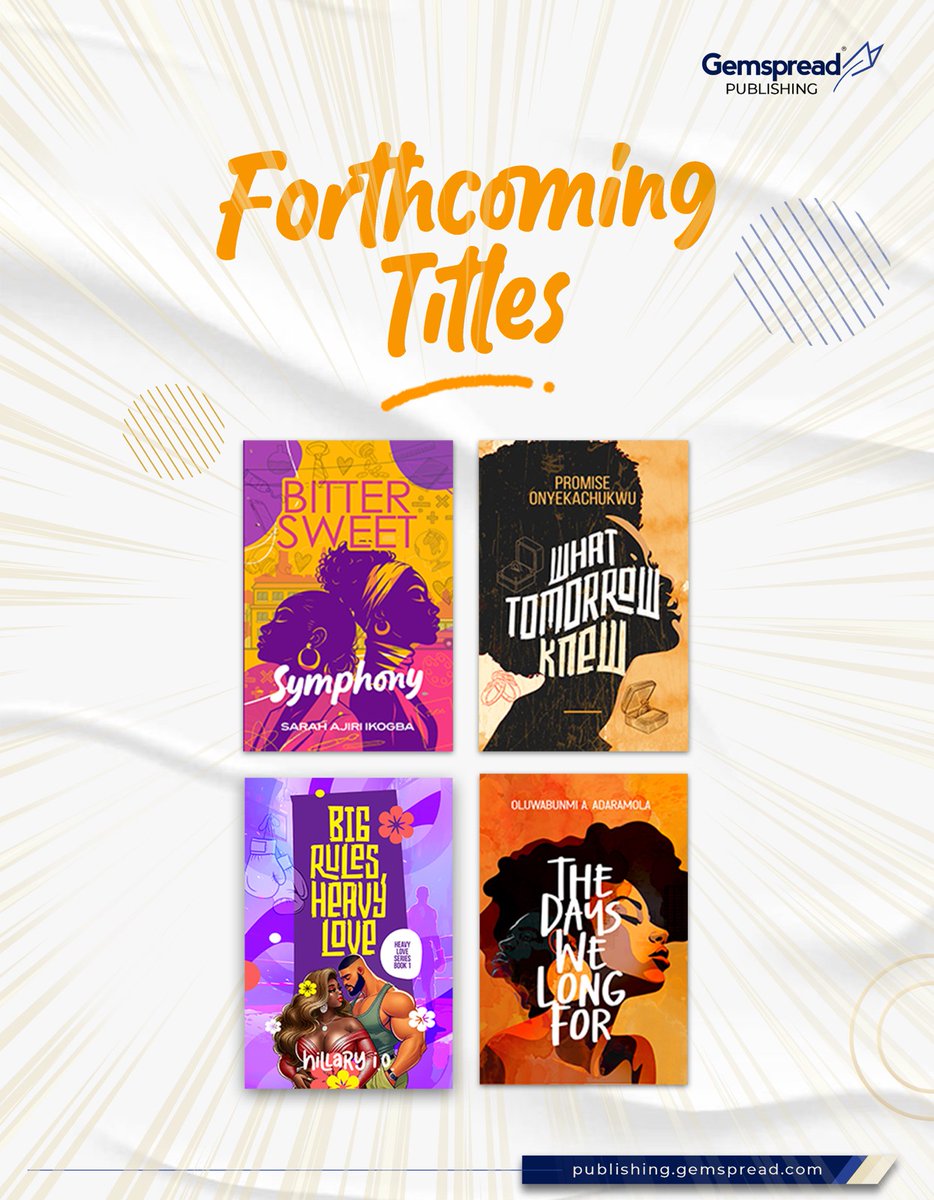 gemspread_pub's tweet image. Which of these books are you looking forward to reading the most?