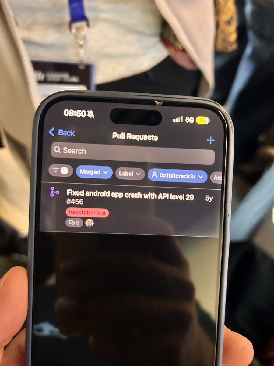 Bright and early at <a href="/CommitYourCode/">The Commit Your Code Conference</a>  <a href="/0x1bitcrack3r/">VIƧΉПЦ ЯΛMIПΣПI ⠵</a>! Way back in 2019, Vishnu made a contribution to <a href="/VonageDev/">Vonage Developer</a>’s Opentok library 👏 And now he’s speaking at #commityourcode! Beast!