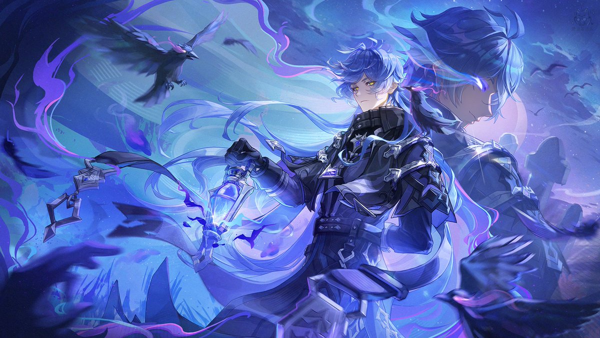 FishMan0973's tweet image. #原神 #GenshinImpact  #Flins Flins【Eternal Night】