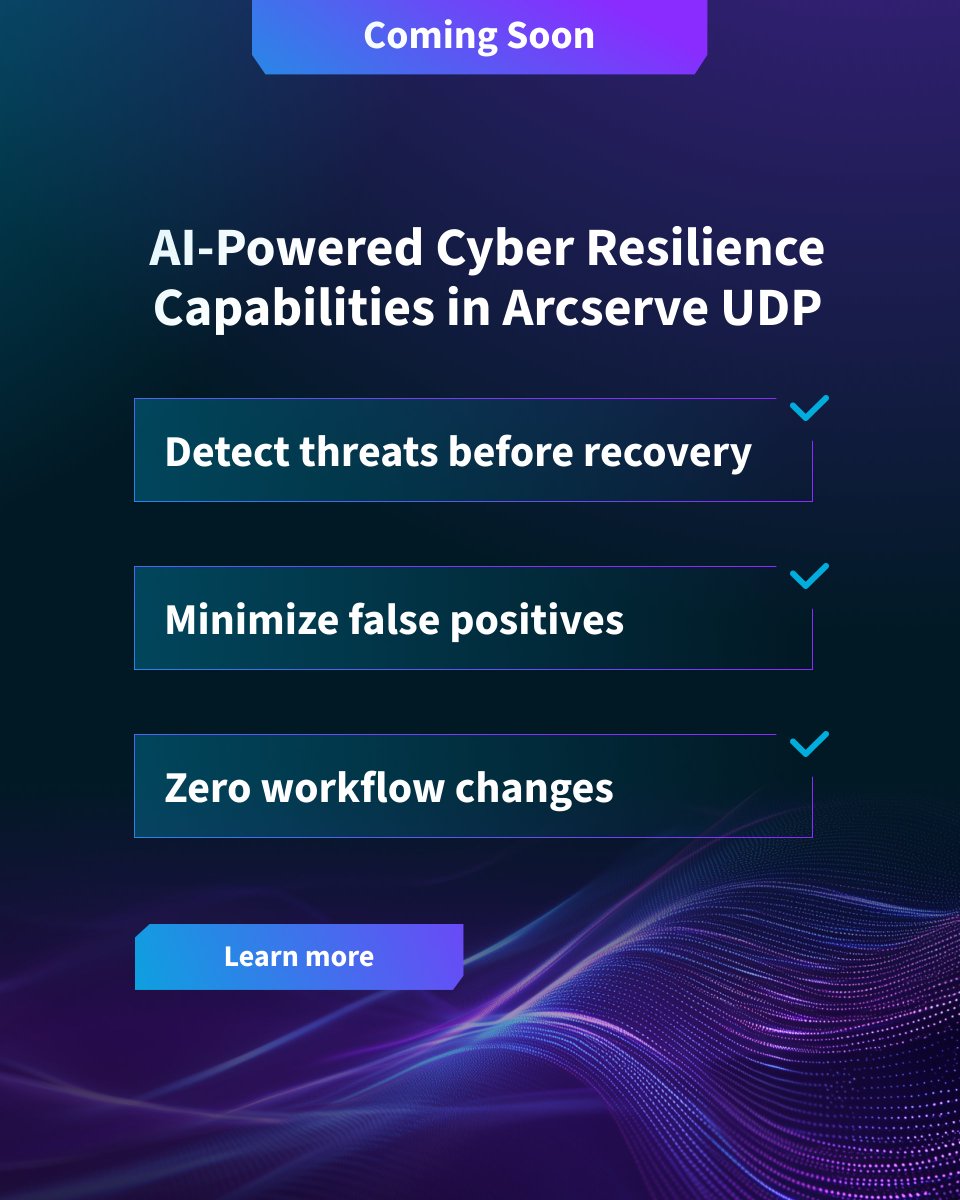 Arcserve tweet media