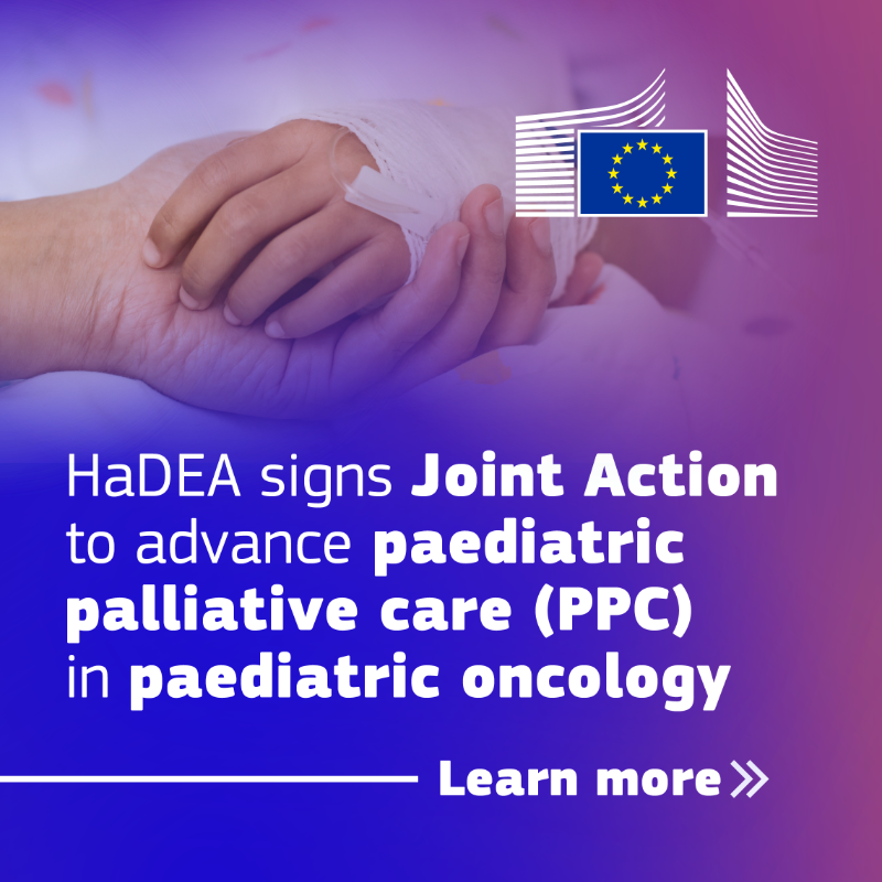 EU_HaDEA's tweet photo. 🎗️🧸 HaDEA has just signed the #EU4Health Joint Action HOPE4Kids to advance paediatric palliative care (PPC) in paediatric oncology.

Learn how this initiative will improve the quality of and access to PPC ⬇️

@EU_Health #ChildhoodCancerAwarenessMonth
