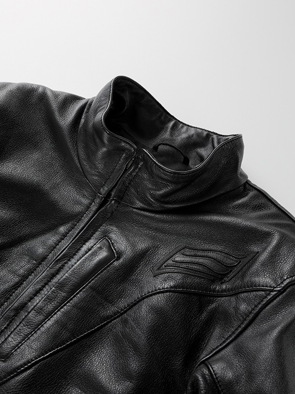 EXPORT LEATHER エクスポート レザー スタジアム ジャケット 希少 古着 80～90年代 EXPORT LEATHER GARMENTS LTD 襟付き オール