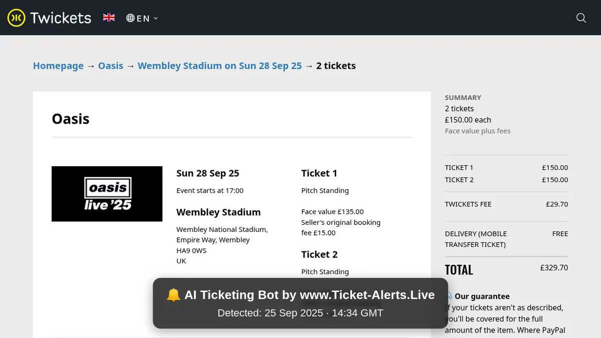 Ticket Alerts tweet media