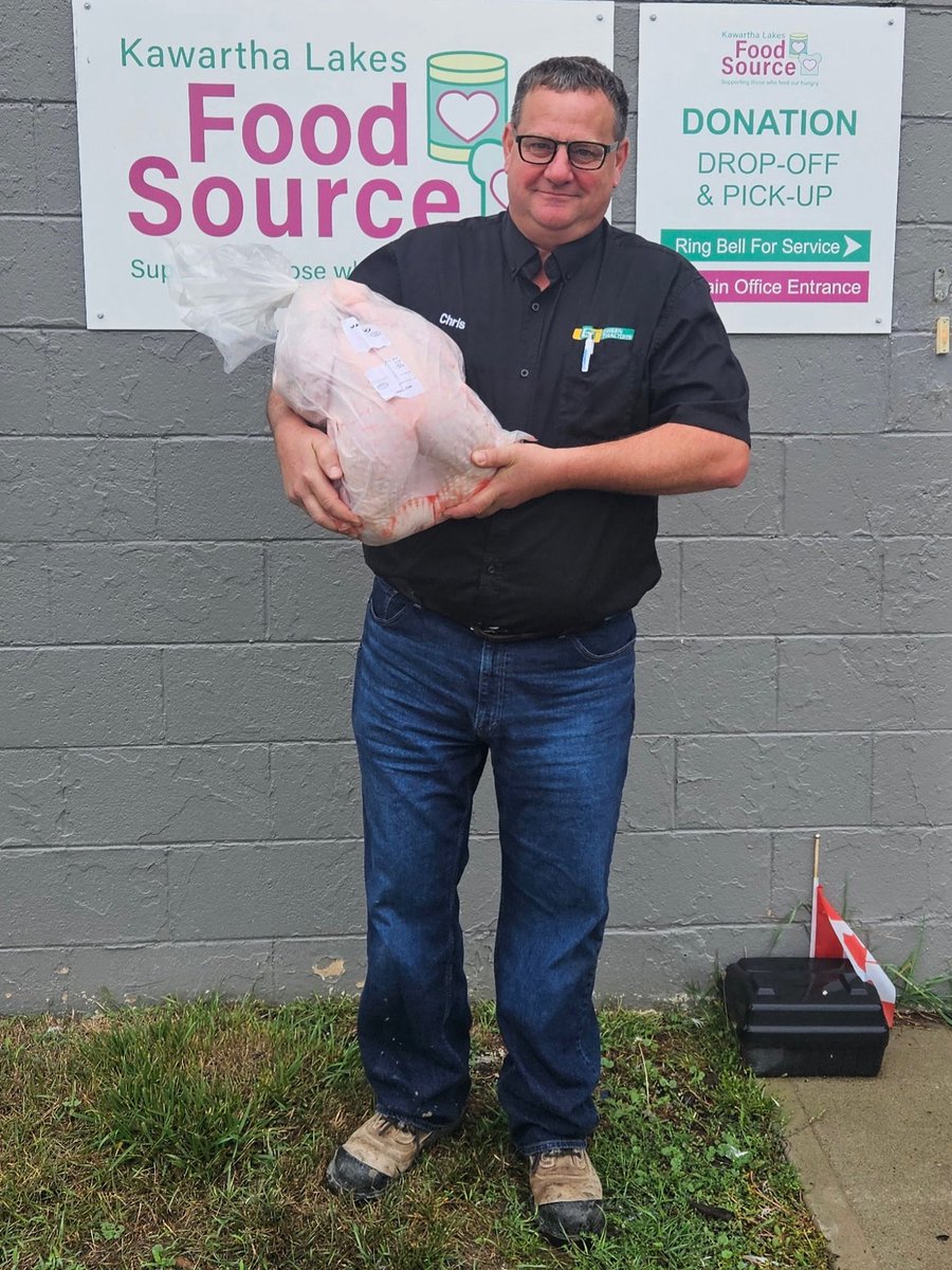 Proud to support the Lindsay Fair Livestock Auction every year. 🦃 This year’s purchase was a 33 lb turkey at $56/lb - all in support of our agricultural youth + community. Thanks to Omemee's <a href="/Pennychris5/">Chris Penny</a> for leading this - A tradition we’re honoured to continue! <a href="/Lindsay_Ex/">LindsayEx</a>