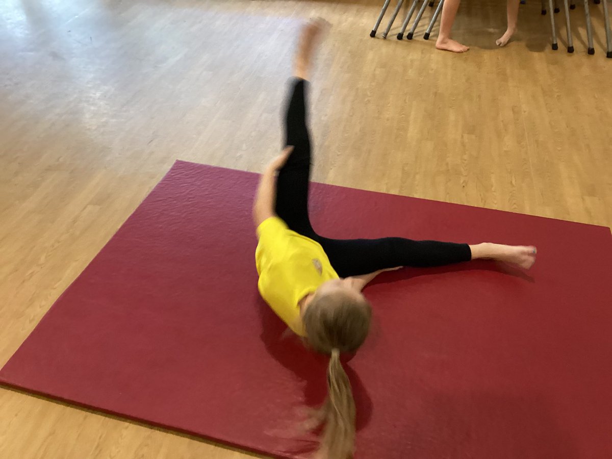 Beech Tree have been practising their rolls in PE today