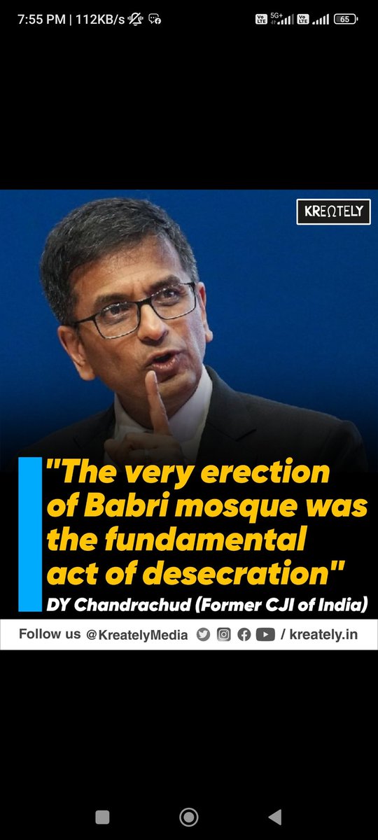 Akshayrein's tweet photo. Justice Chandrachud chose integrity over public acceptance. One doesn’t always need to be politically correct , the truth deserves to be upheld first. https://t.co/QiV20XZUFA