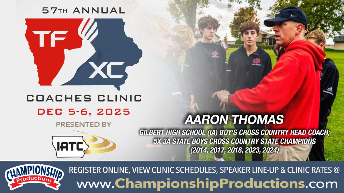 Iowa TF/XC Coaches Clinic tweet media