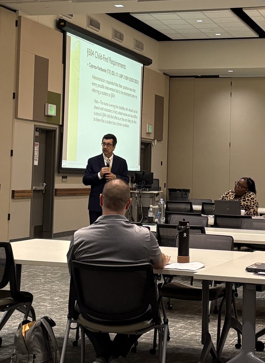 Thank you to Attorney Jose Martin for providing guidance to our Section 504 Contacts today! <a href="/AliefISD/">Alief ISD</a> #learninglaw