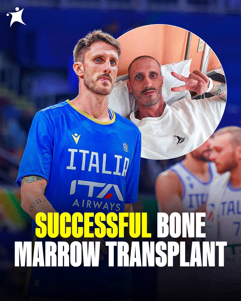 Achille Polonara announces his bone marrow transplant was a success 🙏

Wishing him strength and a smooth road to full recovery ❤️