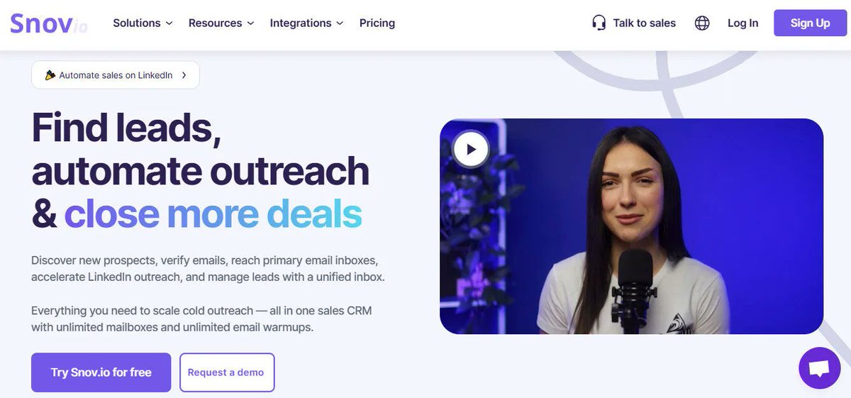 bestfreeaitools's tweet image. Snov.io AI Smarter Lead Generation &amp;amp; Outreach at Scale in 2025

Outbound sales should fuel growth. Instead, for most teams, it’s a time sink. You’re scraping leads from scattered so...

bestfreeaitools.io/ai-tools/snov-…

#Sales #EmailAssistant #Workflows