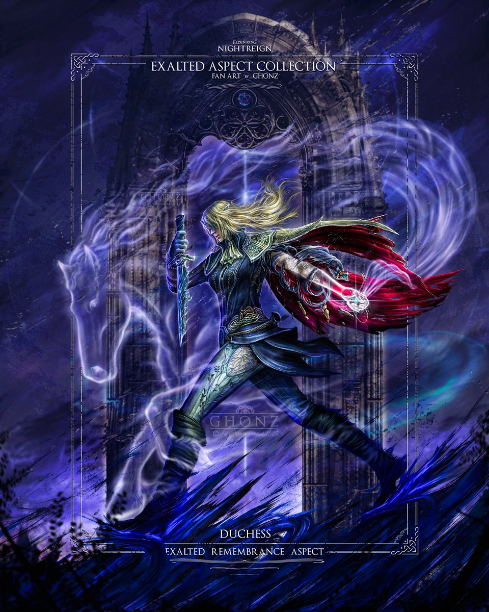 Duchess - Exalted Remembrance Aspect Collection.
#NIGHTREIGN #ELDENRING 
🗡️🩵🐎