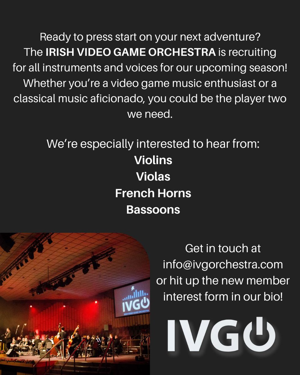 Irish Video Game Orchestra ➡️Bluesky🦋 tweet media